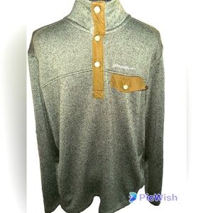 Eddie Bauer Sweater Mens Microfleece Henley Pullover